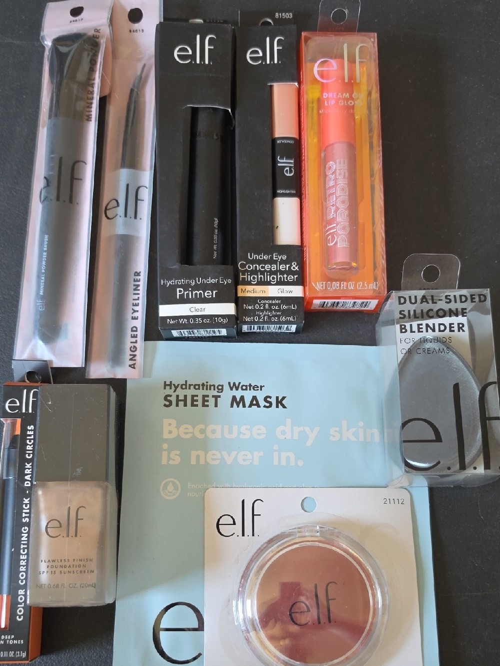e.l.f. makeup bunddle #2 (10 items)